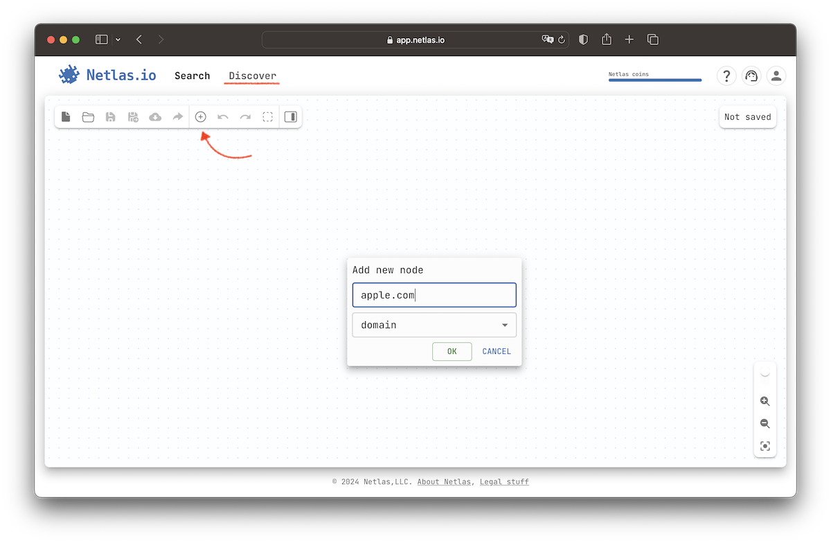 How to add node to the surface manually