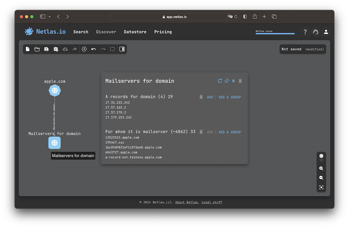 Relationship search options