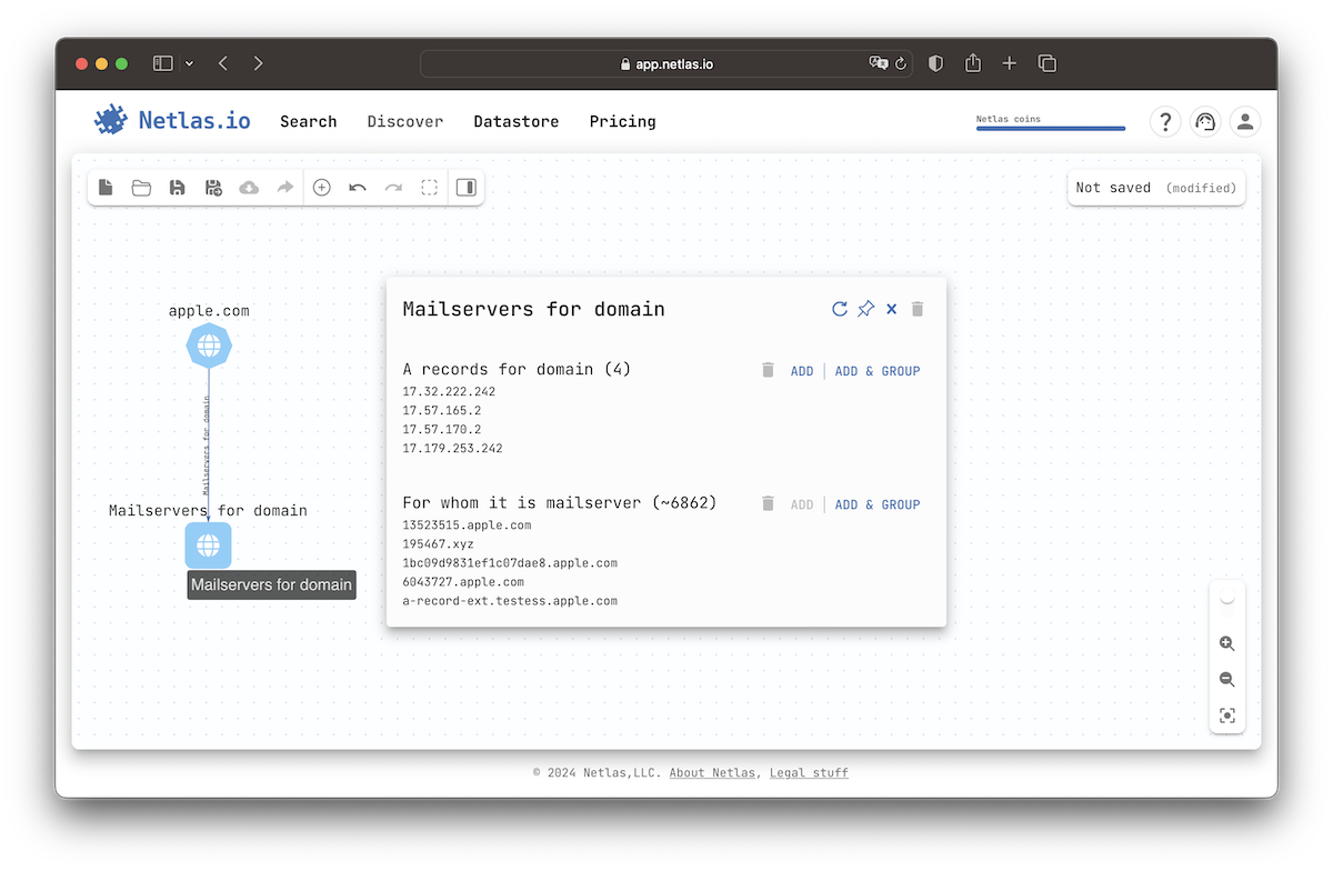 Relationship search options