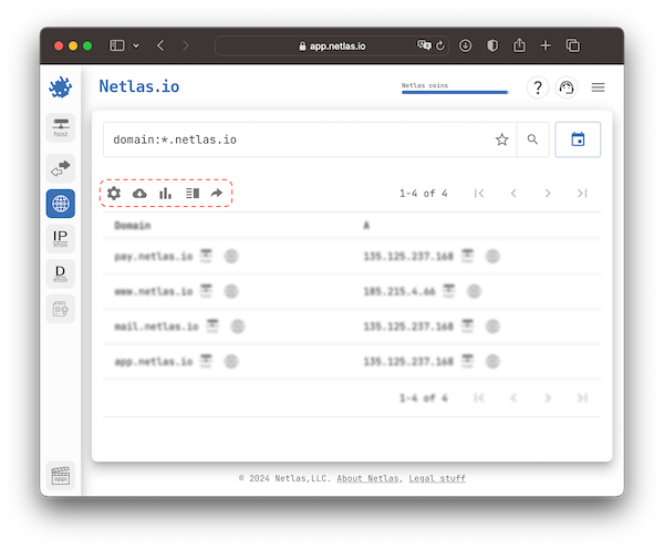 Netla search toolbar